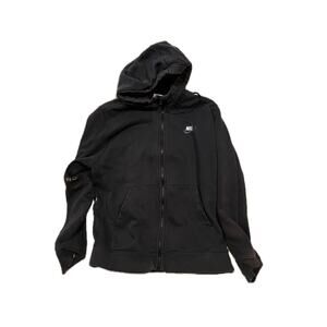 Nike Black Full Zip Hoodie Mens Med